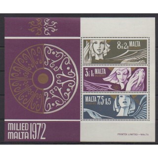 Acheter ce bloc-feuillet de Malte de l'année 1972 (No BF2).
