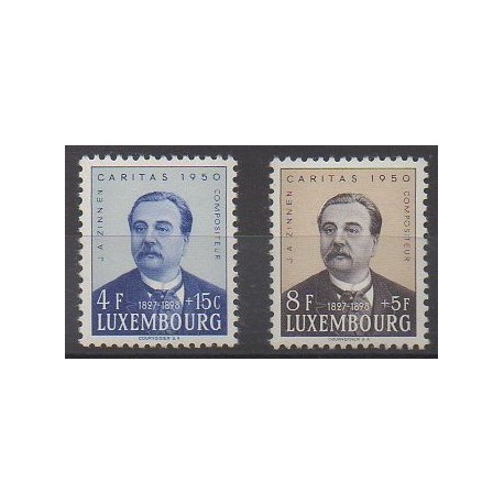 Luxembourg - 1950 - No 441/442 - Musique