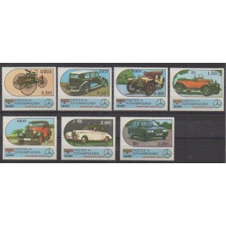 Buy this set of stamps of Cambodia of the year 1986 (Nb 660/666).