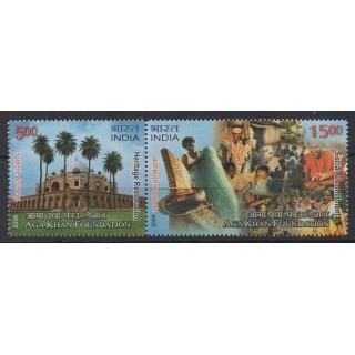 Buy this set of stamps of India of the year 2008 (Nb 2036/2037).