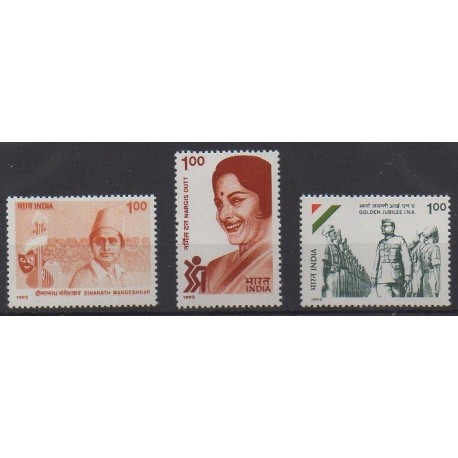 India - 1993 - Nb 1210/1212
