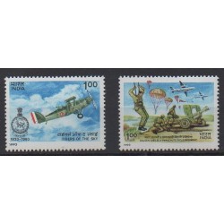 Inde - 1993 - No 1181/1182 - Histoire militaire