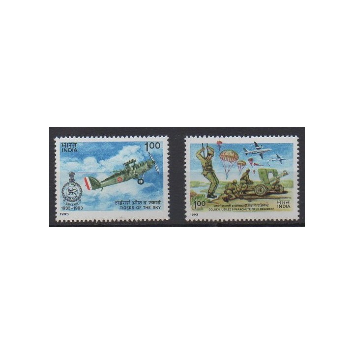 Buy this set of stamps of India of the year 1993 (Nb 1181/1182).