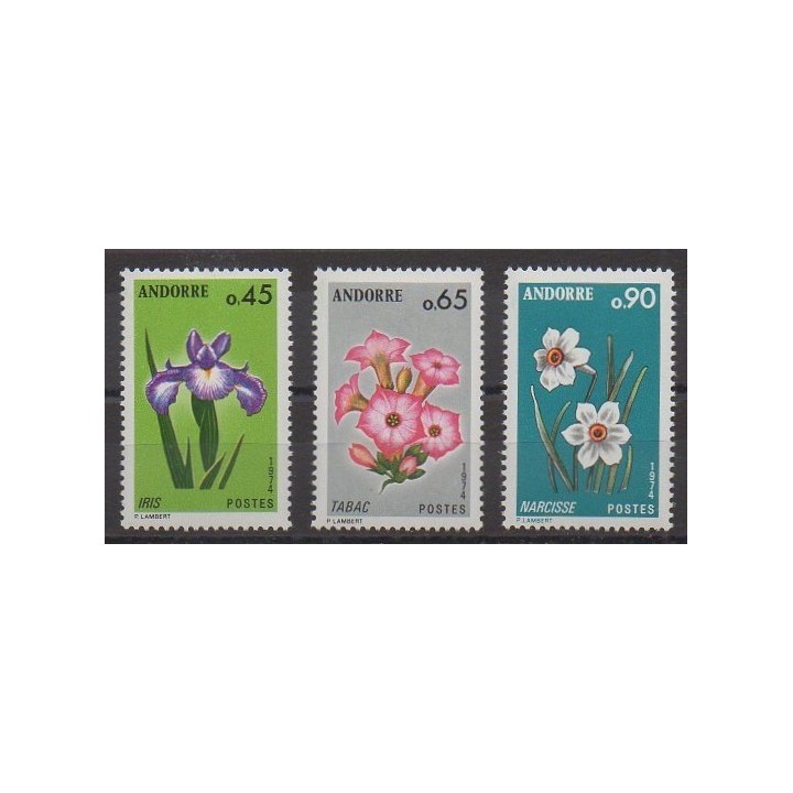 Buy this set of stamps of French Andorra of the year 1974 (Nb 234/236).