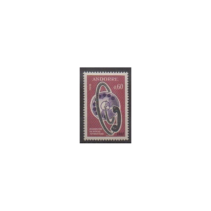 Acheter ce timbre d'Andorre français de l'année 1967 (No 182).