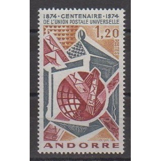 Acheter ce timbre d'Andorre français de l'année 1974 (No 242).