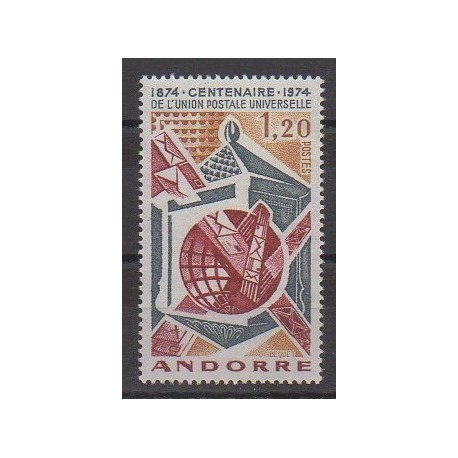 Andorre - 1974 - No 242 - Service postal