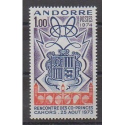 French Andorra - 1974 - Nb 239 - Coats of arms