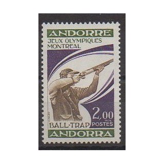 Acheter ce timbre d'Andorre français de l'année 1976 (No 256).