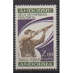 Andorre - 1976 - No 256 - Jeux Olympiques d'été