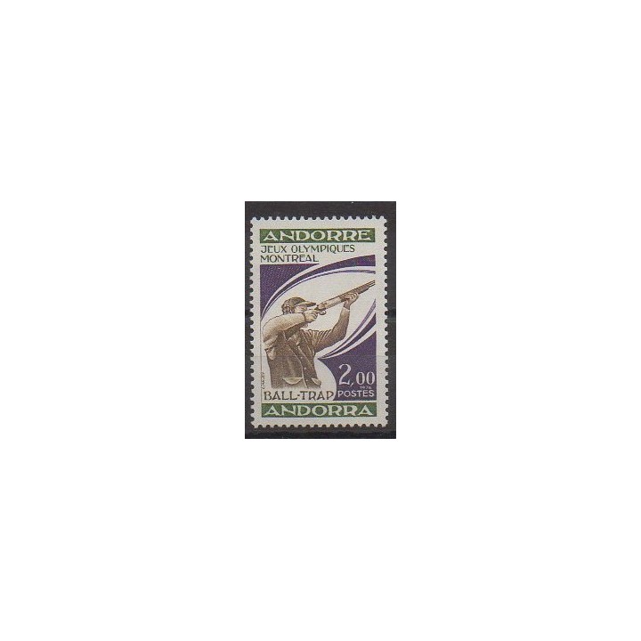 Buy this stamp of French Andorra of the year 1976 (Nb 256).