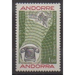 French Andorra - 1976 - Nb 252 - Telecommunications