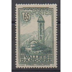 French Andorra - 1932 - Nb 36 - Churches