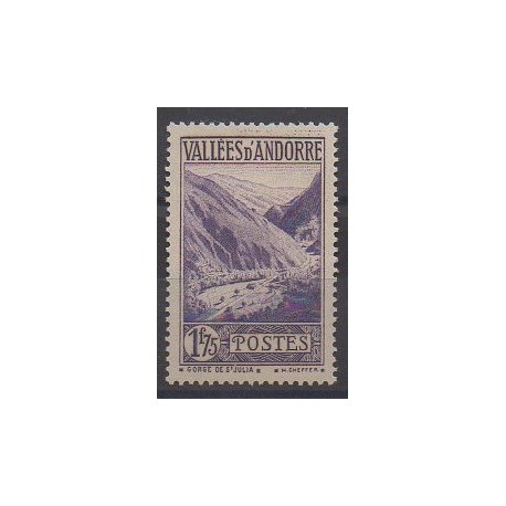 French Andorra - 1932 - Nb 40A - Sights