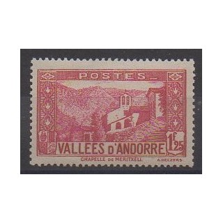 Buy this stamp of French Andorra of the year 1932 (Nb 39A). - Mint hinged