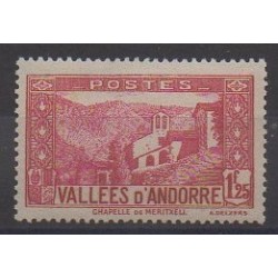 Andorre - 1932 - No 39A - Églises - Neuf avec charnière
