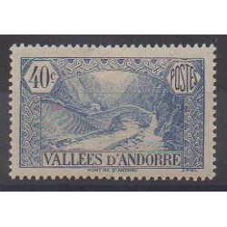 French Andorra - 1932 - Nb 33 - Bridges - Mint hinged