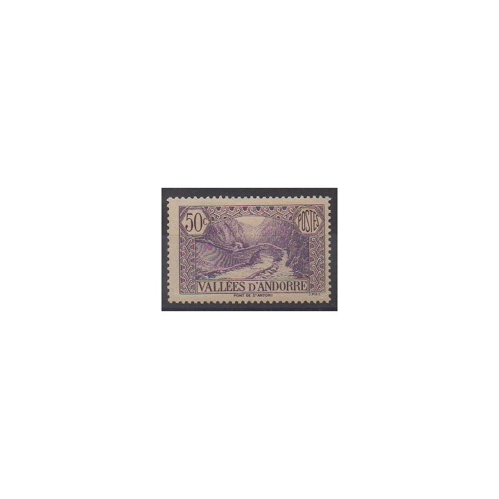 Buy this stamp of French Andorra of the year 1937 (Nb 64).