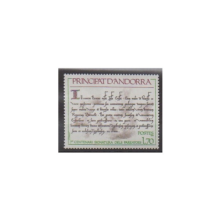 Buy this stamp of French Andorra of the year 1978 (Nb 273).