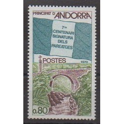 French Andorra - 1978 - Nb 268 - Various Historics Themes