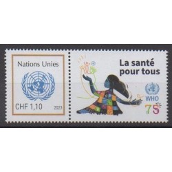 United Nations (UN - Geneva) - 2023 - Nb 1169 - Health or Red cross