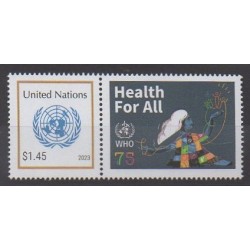 Nations Unies (ONU - New-York) - 2023 - No 1821 - Santé ou Croix-Rouge