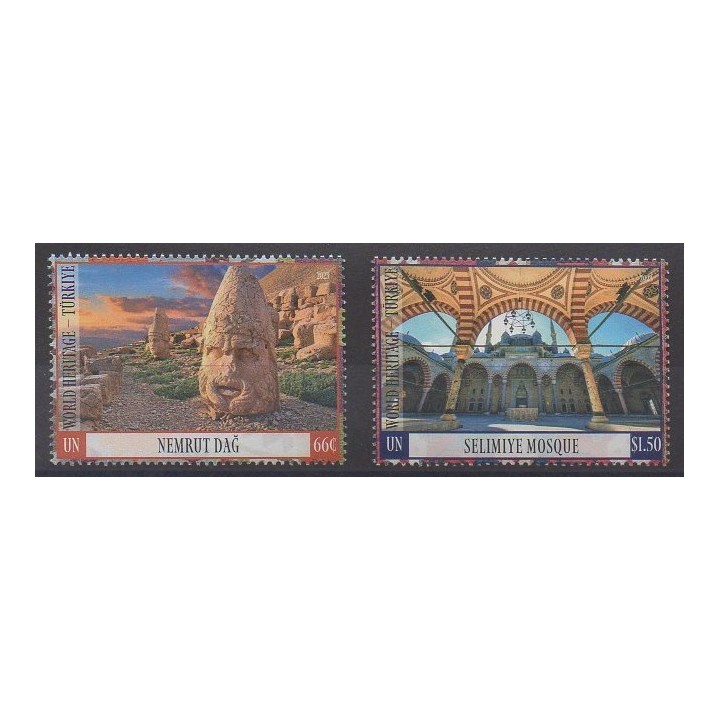Buy this set of stamps of United Nations (UN - New York) of the year 2023 (Nb 1834/1835).