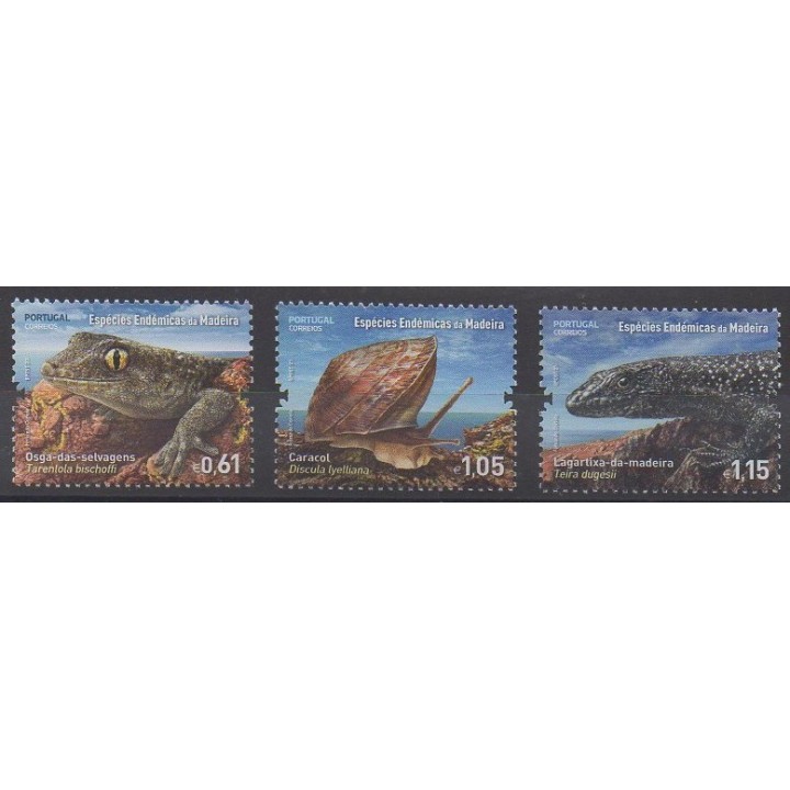 Buy this set of stamps of Portugal (Madeira) of the year 2023 (Nb 425/427).