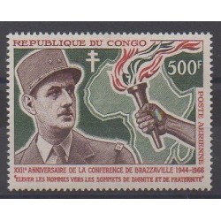 Congo (Republic of) - 1966 - Nb PA38 - De Gaullle