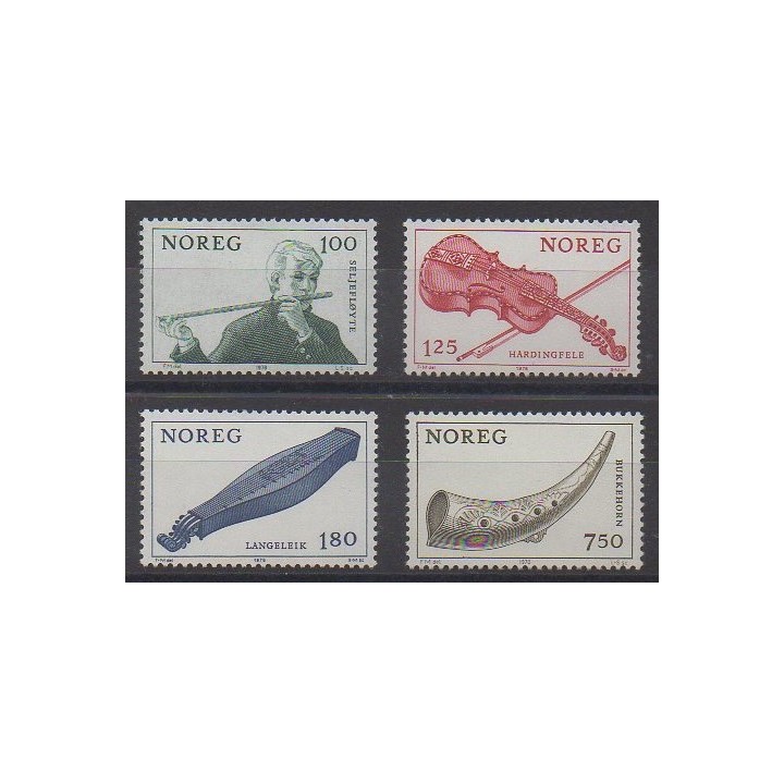 Acheter cette série de timbres de Norvège de l'année 1978 (No 739/742).