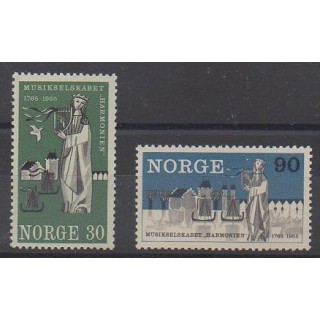 Acheter cette série de timbres de Norvège de l'année 1965 (No 488/489).