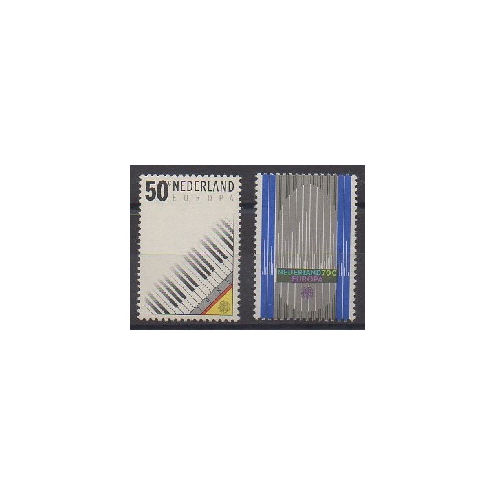 Acheter cette série de timbres des Pays-Bas de l'année 1985 (No 1244/1245).