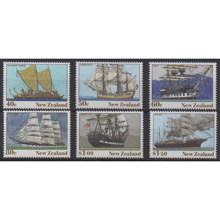 Buy this set of stamps of New Zealand of the year 1990 (Nb 1060/1065).