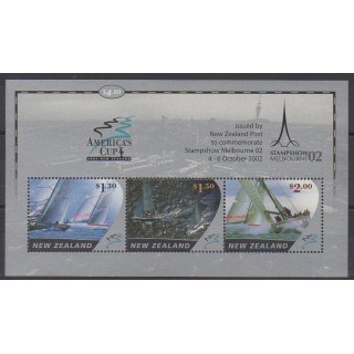 Buy this souvenir sheet  of New Zealand of the year 2002 (Nb BF164).
