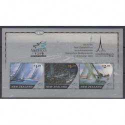 Nouvelle-Zélande - 2002 - No BF164 - Navigation - Philatélie