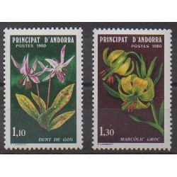 Andorre - 1980 - No 286/287 - Fleurs