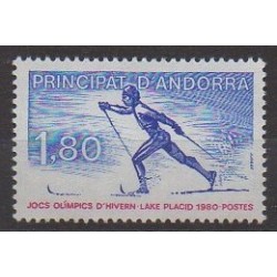 French Andorra - 1980 - Nb 283 - Winter Olympics