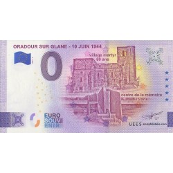 Euro banknote memory - 87 - Oradour sur Glane - 10 Juin 1944 - 2024-6
