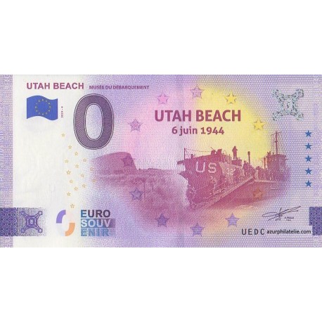 Euro banknote memory - 50 - Utah Beach - 2024-4