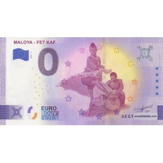 Billet souvenir touristique - 2023-12 - Maloya - Fet Kaf - La réunion - (La Réunion)