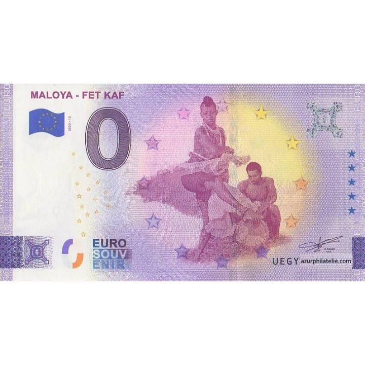 Billet souvenir touristique - 2023-12 - Maloya - Fet Kaf - La réunion - (La Réunion)