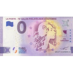 Euro banknote memory - 75 - La Poste - 76ème Salon philatélique d'automne - 2023-5