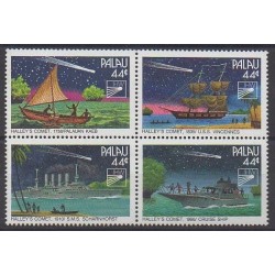 Palau - 1985 - Nb 83/86 - Boats - Astronomy
