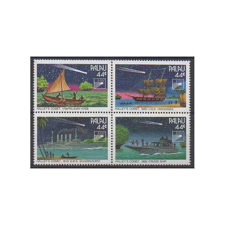 Acheter cette série de timbres de Palau de l'année 1985 (No 83/86).