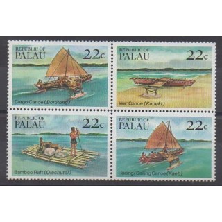 Acheter cette série de timbres de Palau de l'année 1985 (No 65/68).