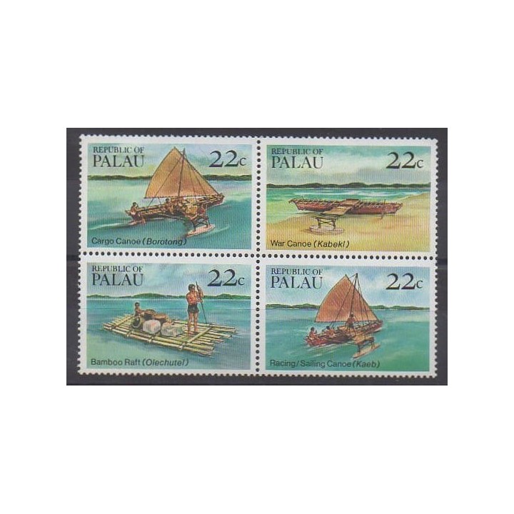 Buy this set of stamps of Palau of the year 1985 (Nb 65/68).