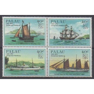 Acheter cette série de timbres de Palau de l'année 1984 (No 47/50).