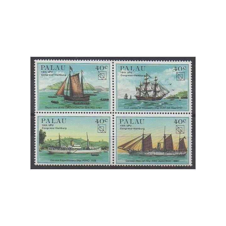 Acheter cette série de timbres de Palau de l'année 1984 (No 47/50).