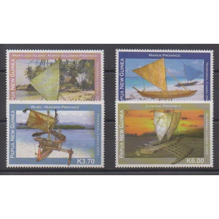 Acheter cette série de timbres de Papouasie-Nouvelle-Guinée de l'année 2009 (No 1331/1334).