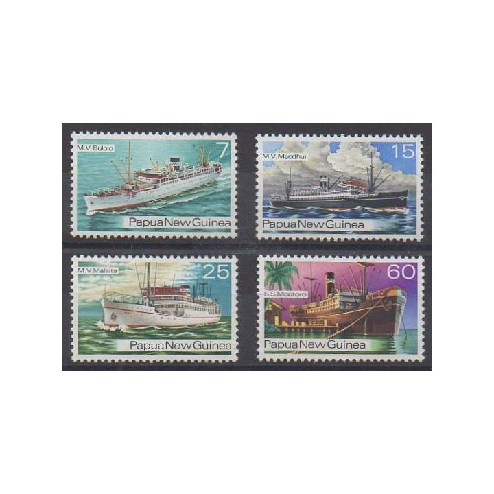 Buy this set of stamps of Papua New Guinea of the year 1976 (Nb 297/300).